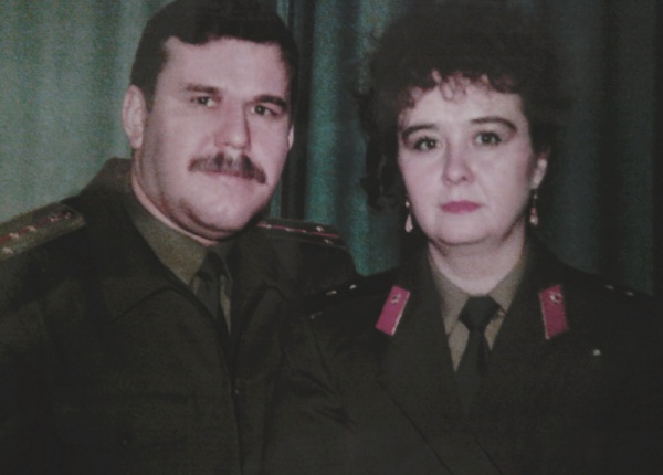 Александр с женой Верой. 1995 год.