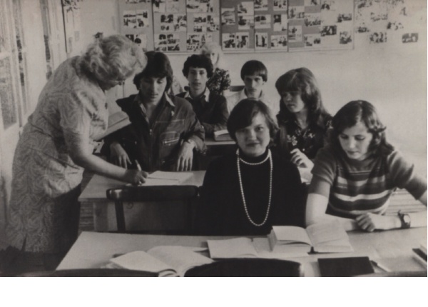 Учеба в ПТУ. Валерий за третьей партой, справа. Фото из личного архива Л.В. Хорьковой