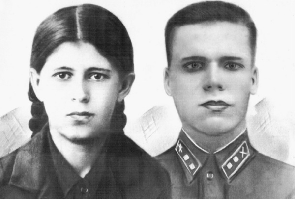 Николай Алексеевич Русин с супругой Анной Александровной Ворожебской